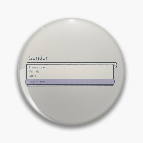 Item preview, Gender? No, thanks. designed and sold by reclusive rebel.