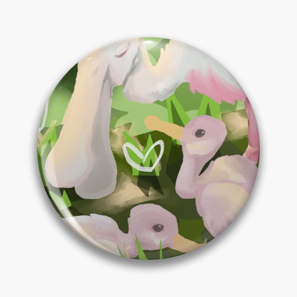 Item preview, Roseate Spoonbill with her babies! designed and sold by olives-suck.
