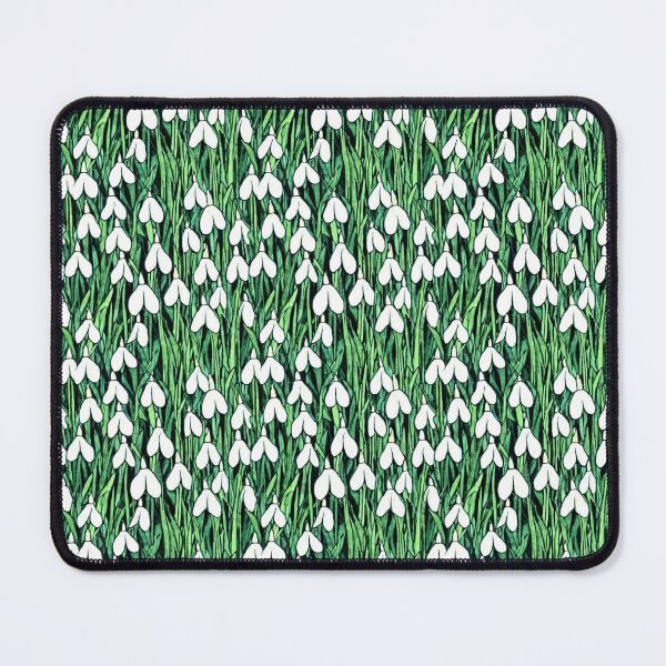 Item preview, Snowdrops pattern, handpainted watercolor designed and sold by patterncrow.