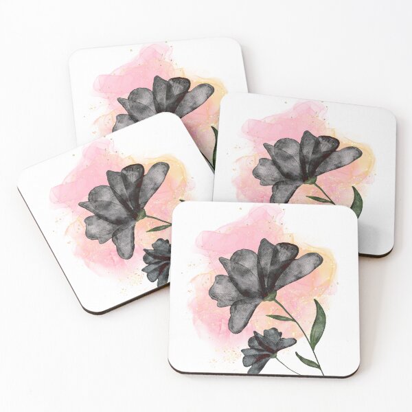 Item preview, Dried Black Flower | Abstract Art designed and sold by MindedInc.