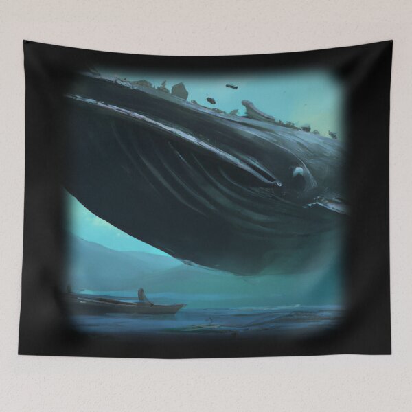 Item preview, Whale floating in the sky designed and sold by Perryfranken.
