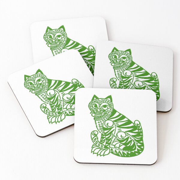 Item preview, Cat cut out - green designed and sold by shtem.