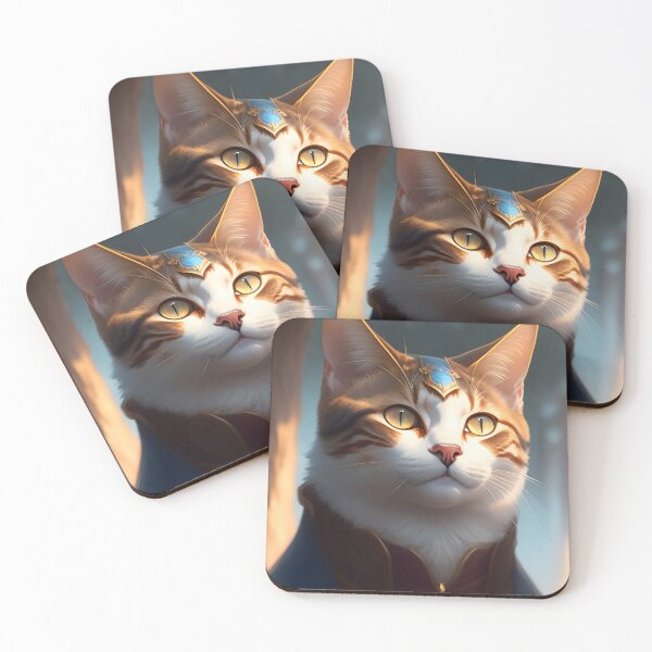 Item preview, Cat in Armor - Modern Digital Art designed and sold by Ai-michiart.