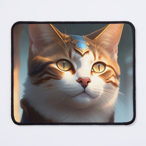 Item preview, Cat in Armor - Modern Digital Art designed and sold by Ai-michiart.