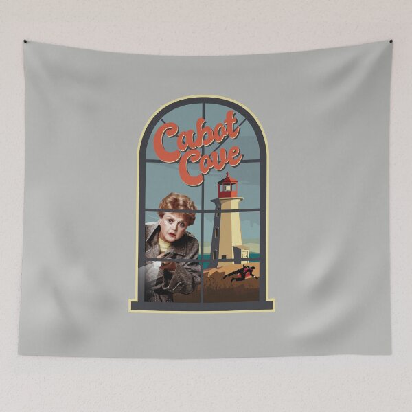 Item preview, Cabot Cove Light house jessica Window murder mystery designed and sold by boec gear.