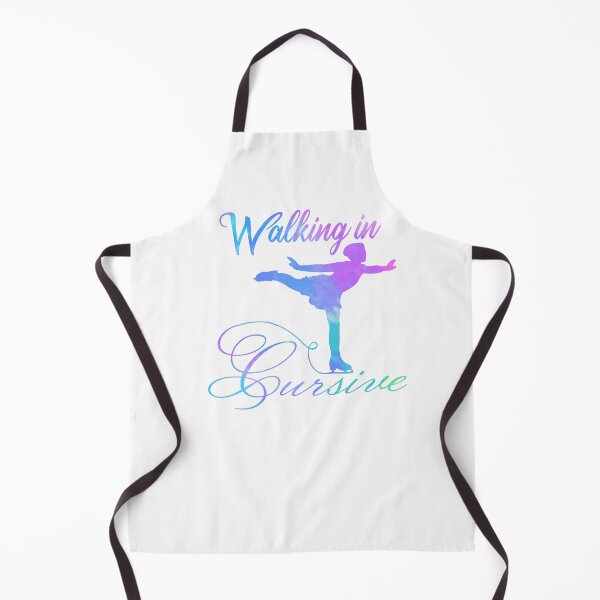 Item preview, Walking in Cursive (figure skating) designed and sold by Becky-Marie.