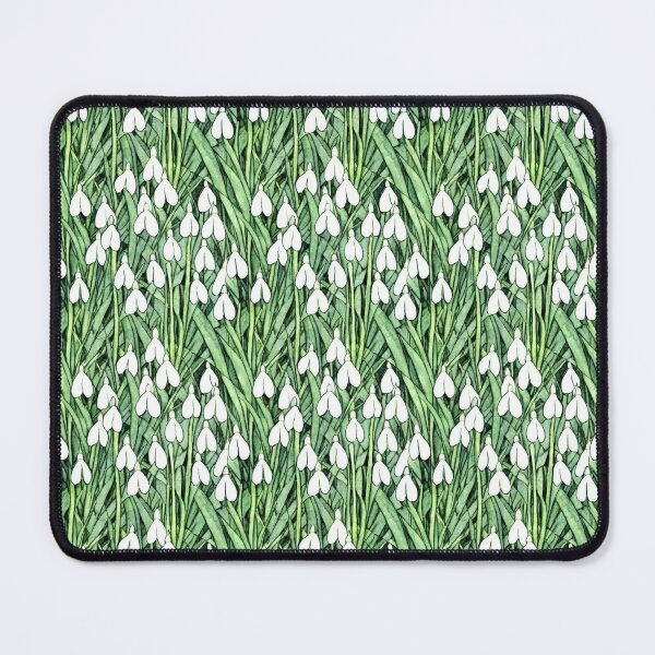 Item preview, Snowdrops flower pattern vintage illustration designed and sold by patterncrow.
