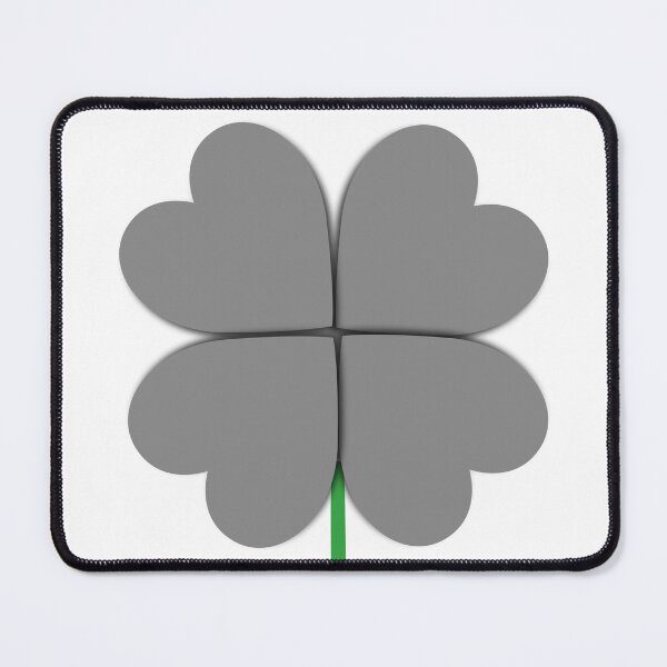Item preview, Grey Four-Leaf Clover (Gift Four-Leaf Clover Designs) designed and sold by LEOEXPRESS.