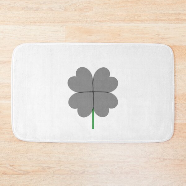 Item preview, Grey Four-Leaf Clover (Gift Four-Leaf Clover Designs) designed and sold by LEOEXPRESS.