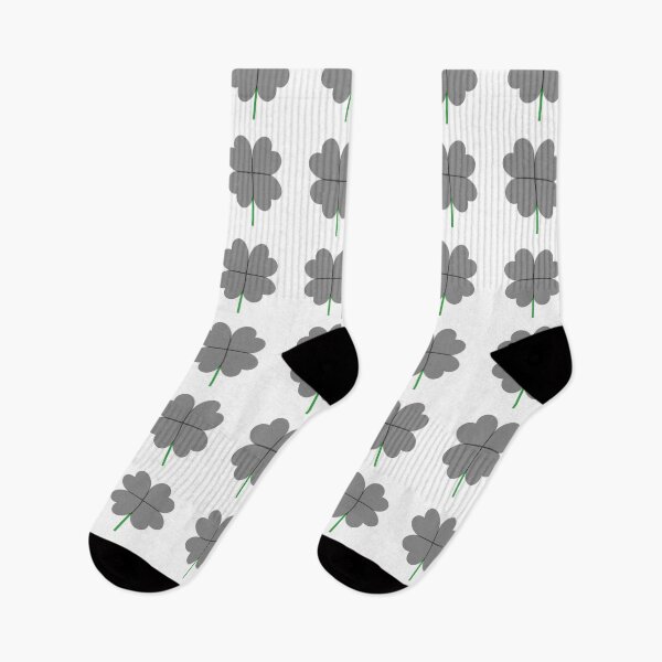 Item preview, Grey Four-Leaf Clover (Gift Four-Leaf Clover Designs) designed and sold by LEOEXPRESS.