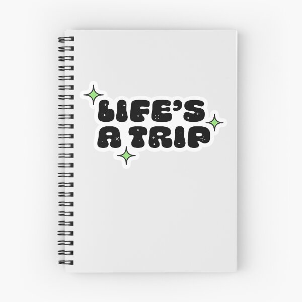 Item preview, Life's a Trip Typography with Stars | Y2K Retro Sticker designed and sold by stoicjimny.