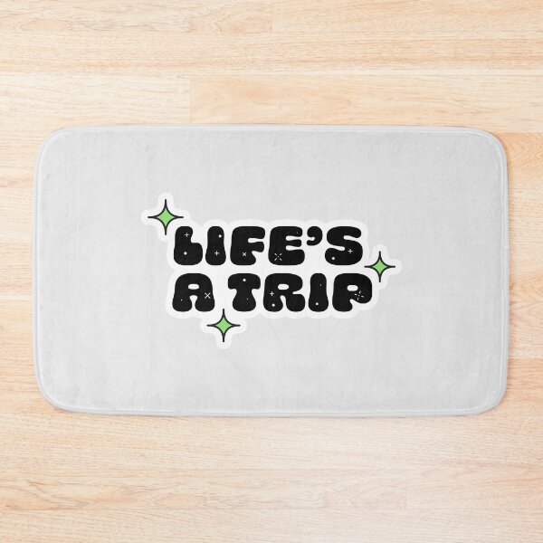 Item preview, Life's a Trip Typography with Stars | Y2K Retro Sticker designed and sold by stoicjimny.