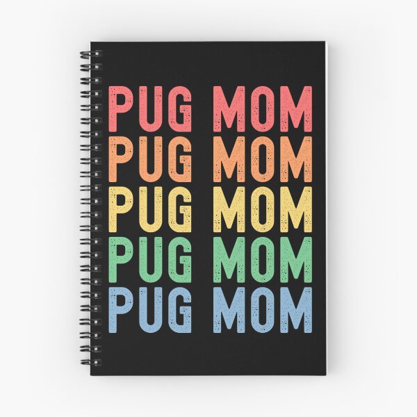 Item preview, Pug Mom Cute Colourful Rainbow designed and sold by sasigifts.