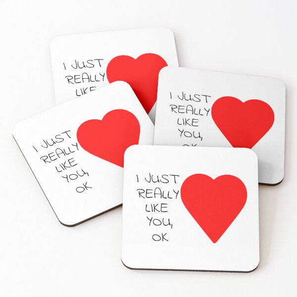 Item preview, I Just Really Like You OK in Black designed and sold by yourArtistNow.