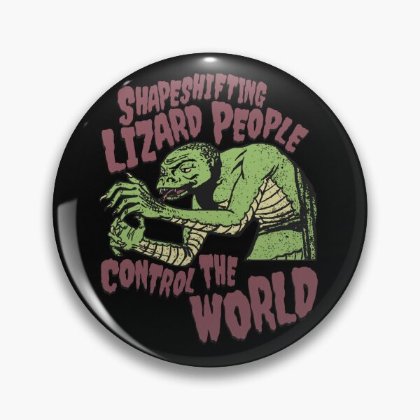 Item preview, Shapeshifting Lizard People Control The World Alien Conspiracy Horror B-Movie Tee designed and sold by blueversion.