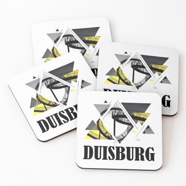 Item preview, Duisburg Germany City Skyline Tiger & Turtle designed and sold by BullDesignsShop.