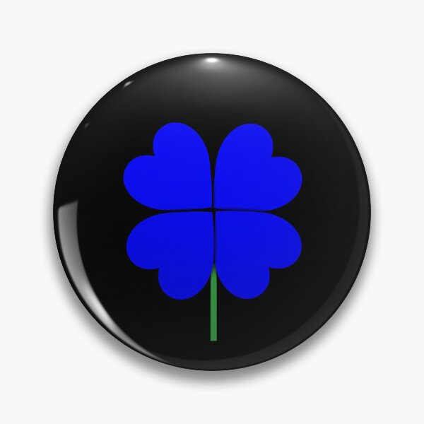 Item preview, Blue Four-Leaf Clover (Gift Four-Leaf Clover Designs) designed and sold by LEOEXPRESS.