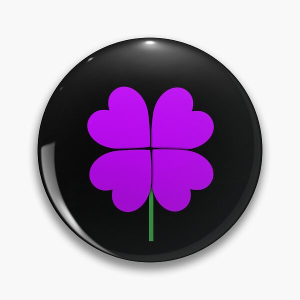 Item preview, Purple Four-Leaf Clover (Gift Four-Leaf Clover Designs) designed and sold by LEOEXPRESS.