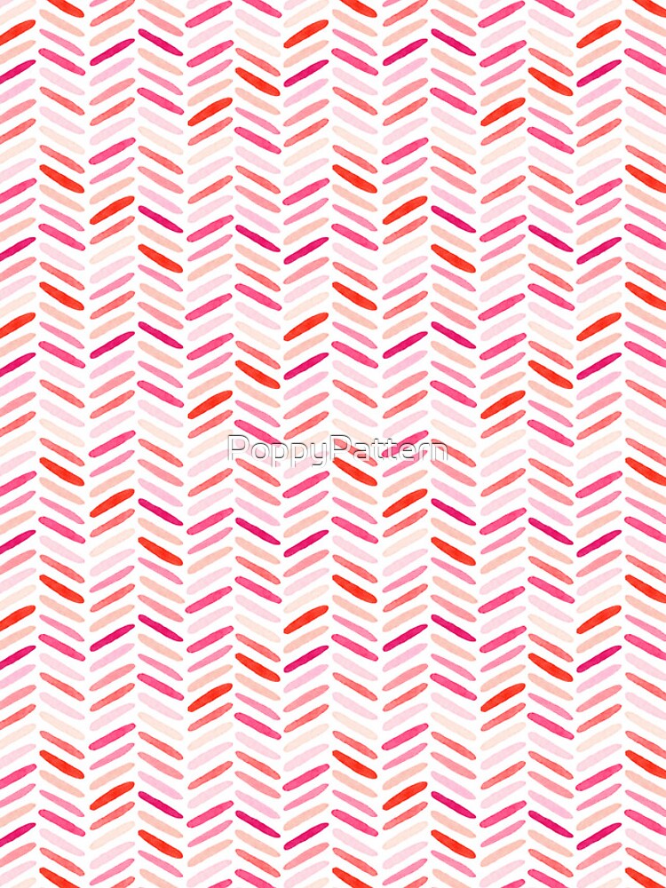 Thumbnail 5 of 5, iPhone Case, Red stripes pattern designed and sold by PoppyPattern.