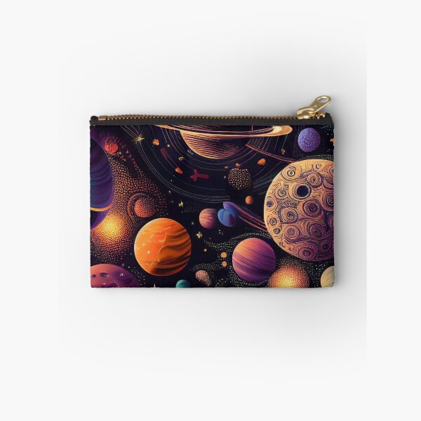 Item preview, Cosmic pattern with stars and planets designed and sold by colorexz.
