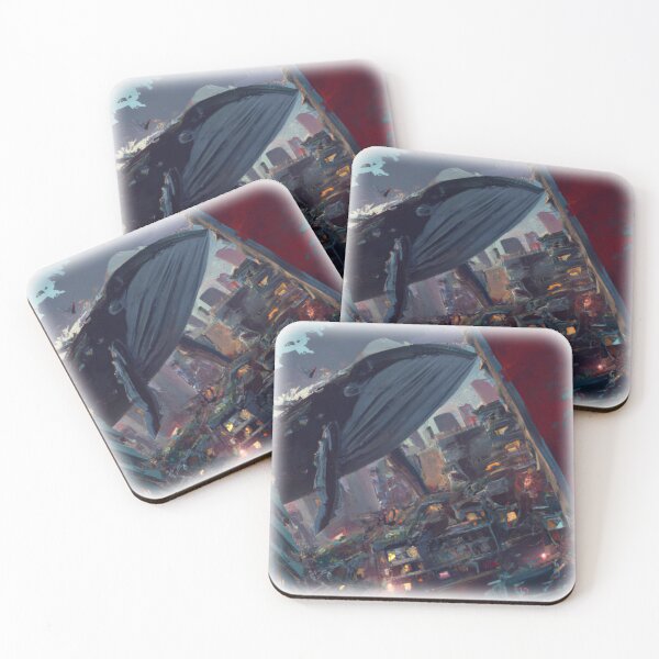Item preview, Whale floating in the city designed and sold by Perryfranken.