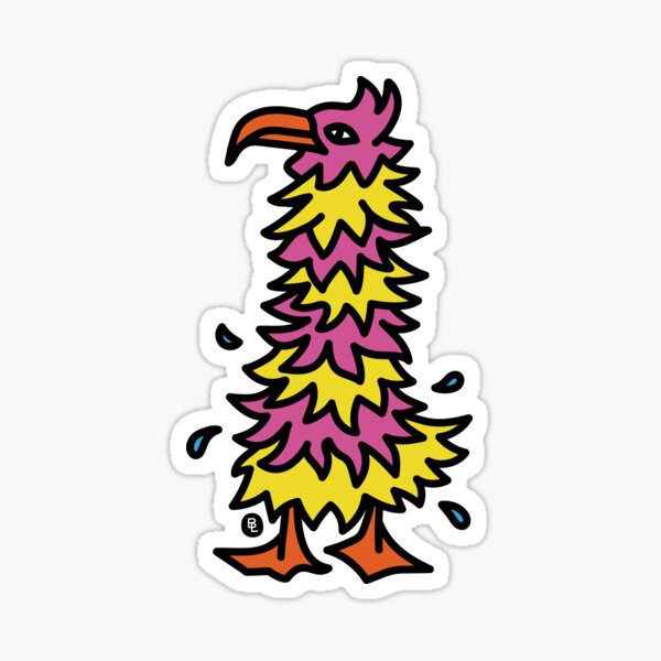Bath Bird Bill Sticker