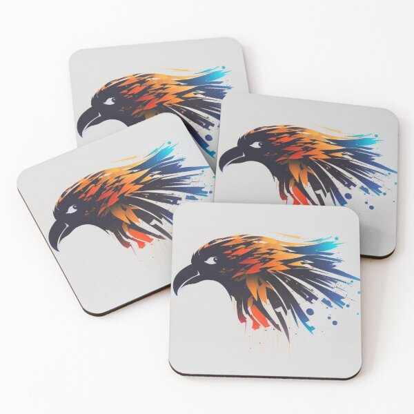 Item preview, Technicolor Futuristic Hawk Illustration #3 designed and sold by Galviato.