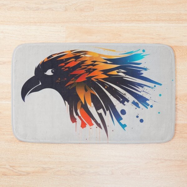 Item preview, Technicolor Futuristic Hawk Illustration #3 designed and sold by Galviato.
