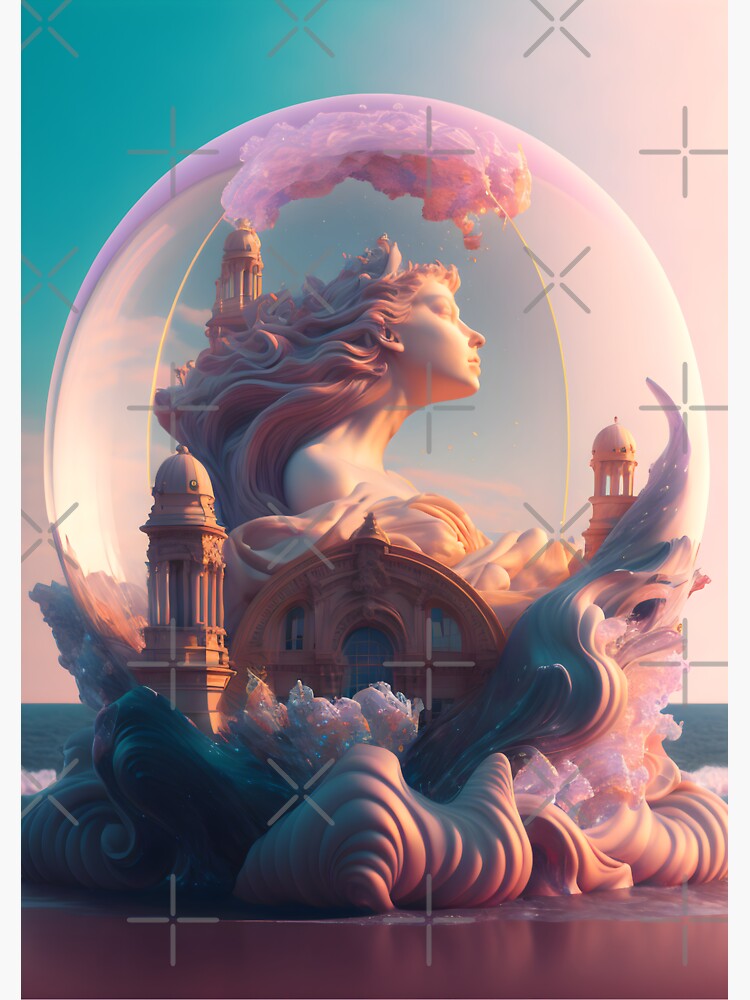 " The Birth of Venus, Venus Art, Venus Print, Modern Digital Art