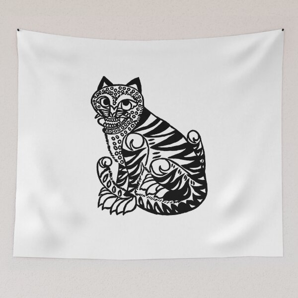 Item preview, Cat cut out - black designed and sold by shtem.