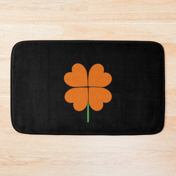 Item preview, Orange Four-Leaf Clover (Gift Four-Leaf Clover Designs) designed and sold by LEOEXPRESS.