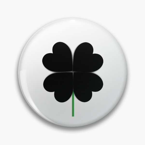 Item preview, Black Four-Leaf Clover (Gift Four-Leaf Clover Designs) designed and sold by LEOEXPRESS.