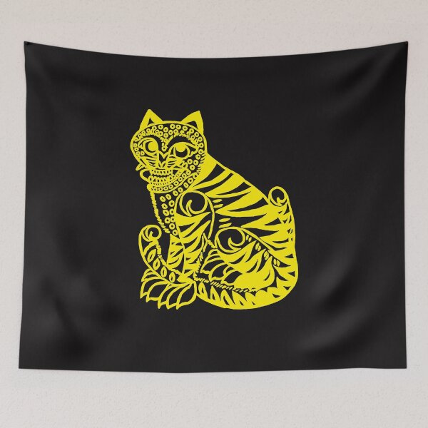 Item preview, Cat cut out - yellow designed and sold by shtem.