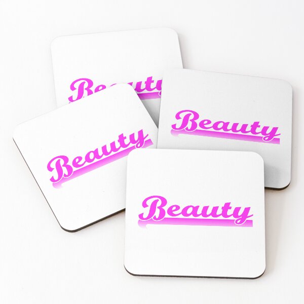 Item preview, Beauty - lettering pink designed and sold by HA-Design-Kunst.