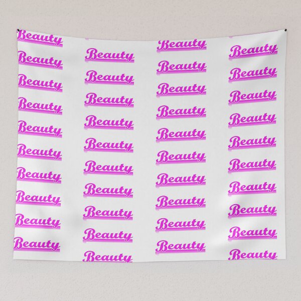 Item preview, Beauty - lettering pink designed and sold by HA-Design-Kunst.