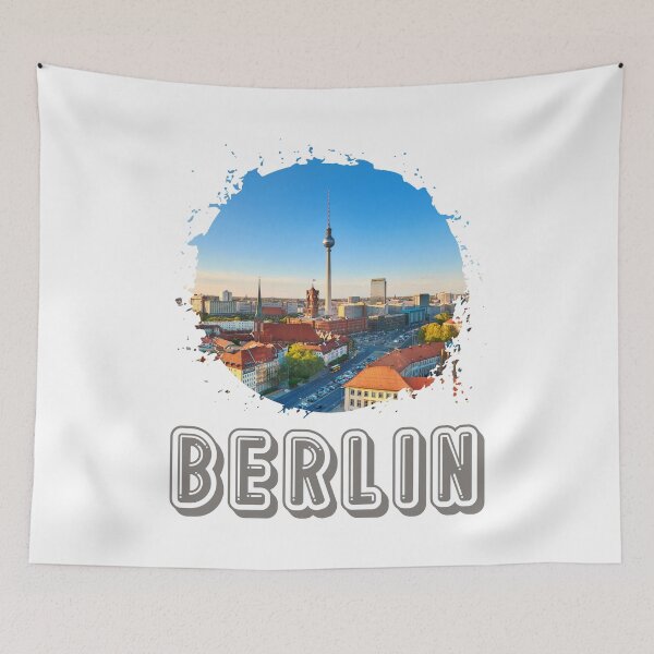 Item preview, Berlin Germany Skyline TV Tower Town City designed and sold by BullDesignsShop.