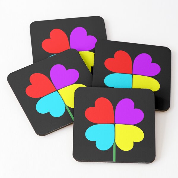 Item preview, Colorful Four-Leaf Clover (Gift Four-Leaf Clover Designs) designed and sold by LEOEXPRESS.