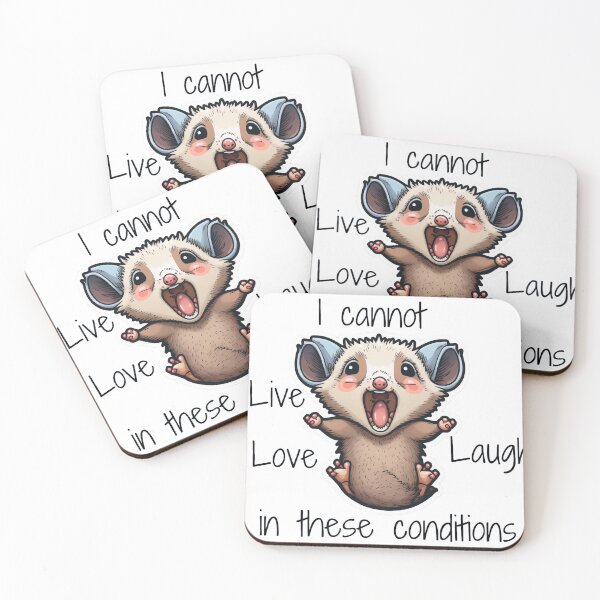 Item preview, Opossum Live Laugh Love designed and sold by Esc4n0r.