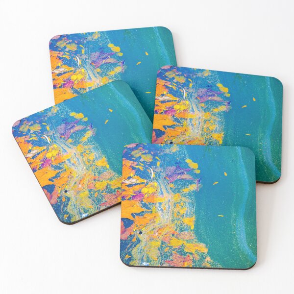 Item preview, Autumn leaves over green water forest... designed and sold by DiferenceArt.