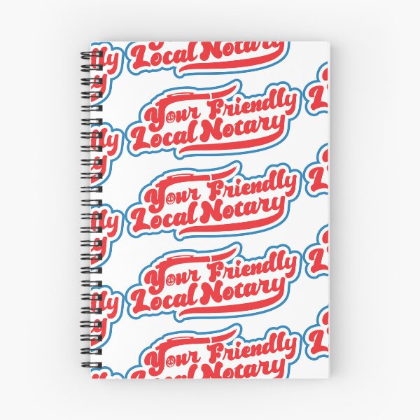 Item preview, Red & Blue Your Friendly Local Notary designed and sold by YourLocalNotary.