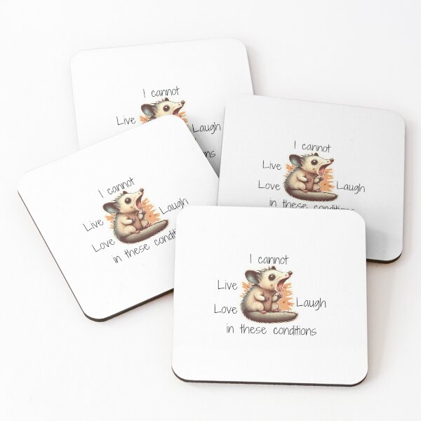 Item preview, Opossum Live Laugh Love designed and sold by Esc4n0r.
