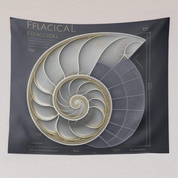 Item preview, Golden Ratio Fibonacci Style designed and sold by RAGANADesign.