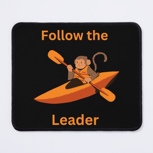 Item preview, Follow the leader kayaking monkey designed and sold by courtney petersen.
