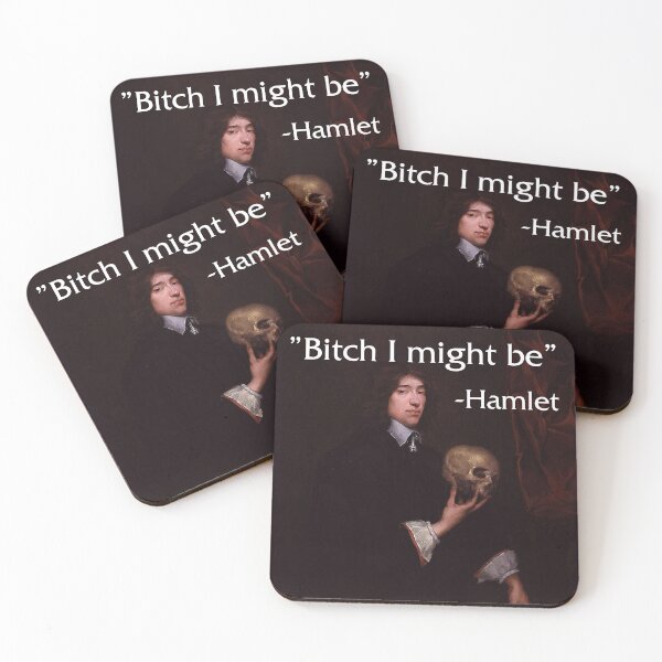 Item preview, Funny Classical Art Meme - Hamlet designed and sold by Salukeart.