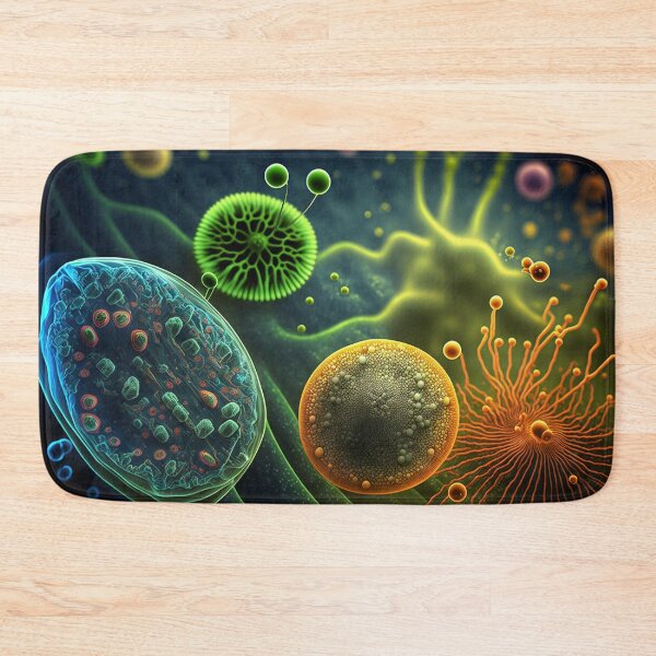 Item preview, Imagined Biology Fun Colorful Microscopic Organisms designed and sold by FunWearVM.