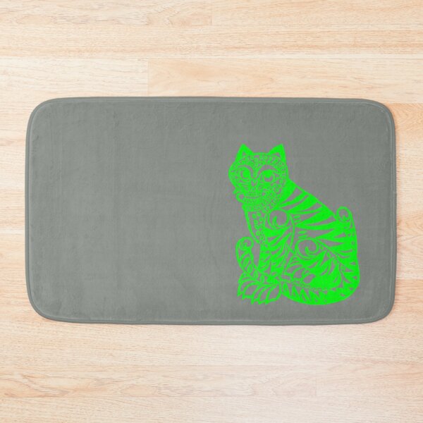 Item preview, Cat cut out -bright green designed and sold by shtem.
