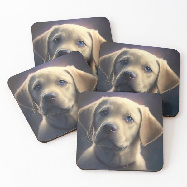 Item preview, Cute Puppy Labrador - cutout and transparent labradorable cute face dog! designed and sold by CloudofKnowing.
