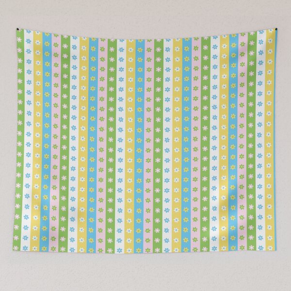 Item preview, RETRO STRIPE FLORALS designed and sold by blomastudios.