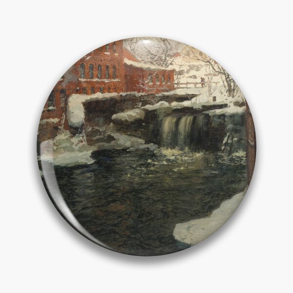 Item preview, Winter scenery - Mill Scene by Frits Thaulow designed and sold by AR-shop.