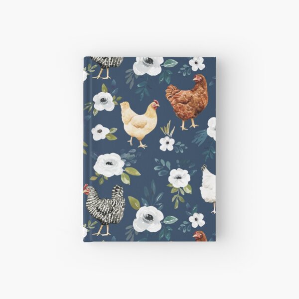 Item preview, Watercolor Chicken Floral, Farm Animals, Country Chic Chickens designed and sold by cateandrainn.